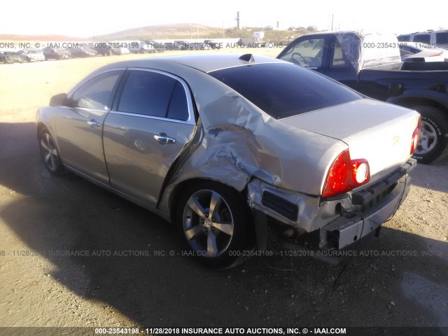 1G1ZC5EU4CF313666 - 2012 CHEVROLET MALIBU 1LT 米色 照片 3