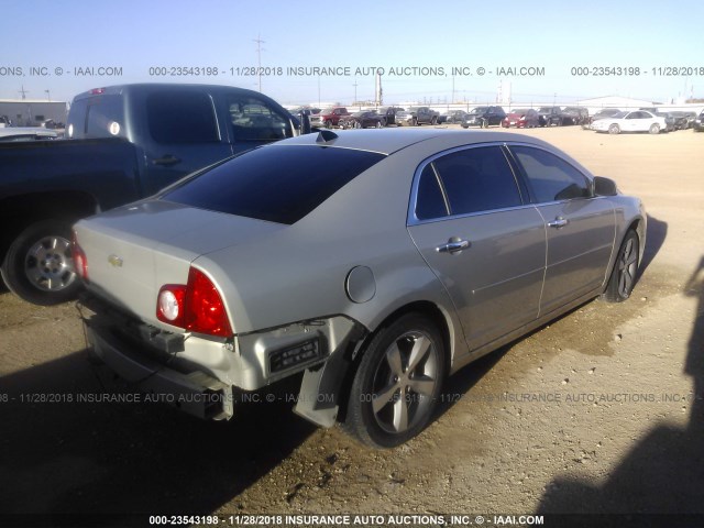 1G1ZC5EU4CF313666 - 2012 CHEVROLET MALIBU 1LT 米色 照片 4