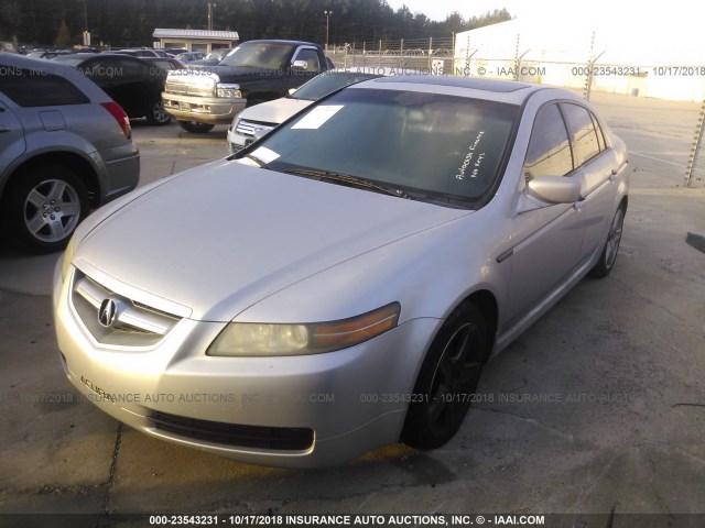 19UUA662X4A008358 - 2004 ACURA TL SILVER photo 2