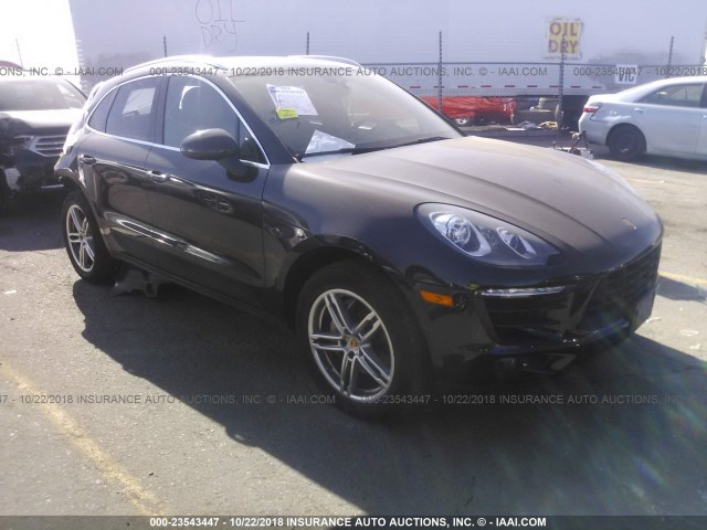 WP1AB2A55HLB15142 - 2017 PORSCHE MACAN S Dark Brown photo 1