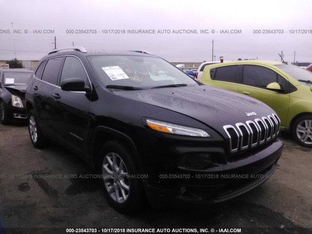 1C4PJLCB9JD566260 - 2018 JEEP CHEROKEE LATITUDE BLACK photo 1