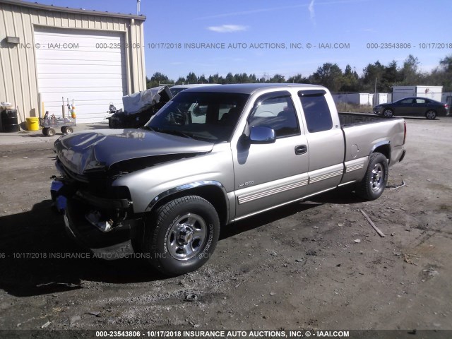 2GCEC19T4Y1141072 - 2000 CHEVROLET SILVERADO C1500 Pewter photo 2