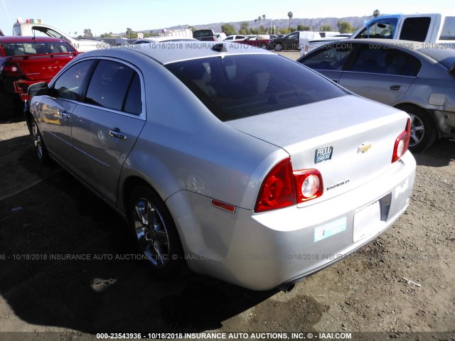 1G1ZD5E05CF290697 - 2012 CHEVROLET MALIBU 2LT SILVER photo 3