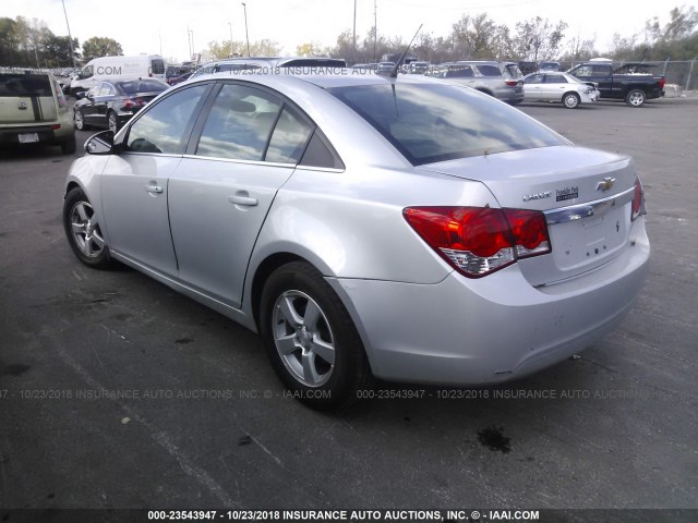 1G1PC5SB8D7193974 - 2013 CHEVROLET CRUZE LT SILVER photo 3