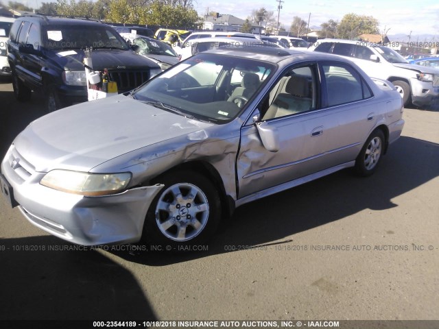 JHMCG56661C010130 - 2001 HONDA ACCORD EX GRAY photo 2