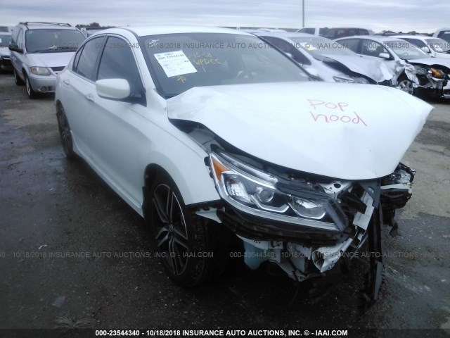 1HGCR2F10HA093043 - 2017 HONDA ACCORD SPORT SPECIAL EDITION WHITE photo 1