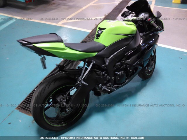 JKAZX4R15BA028745 - 2011 KAWASAKI ZX600 R GREEN photo 4