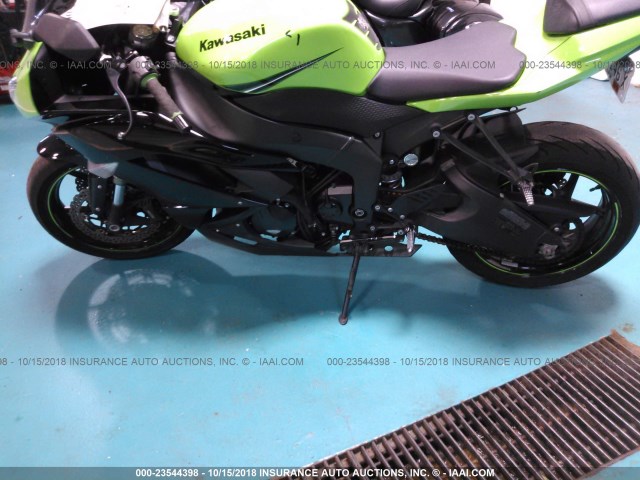 JKAZX4R15BA028745 - 2011 KAWASAKI ZX600 R GREEN photo 9