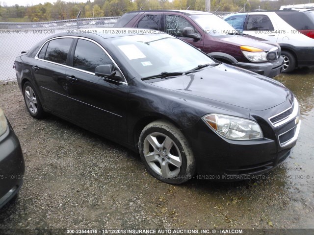 1G1ZA5EU9CF127403 - 2012 CHEVROLET MALIBU LS შავი ფოტო 1