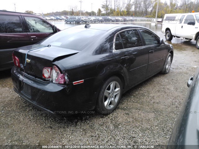 1G1ZA5EU9CF127403 - 2012 CHEVROLET MALIBU LS შავი ფოტო 4