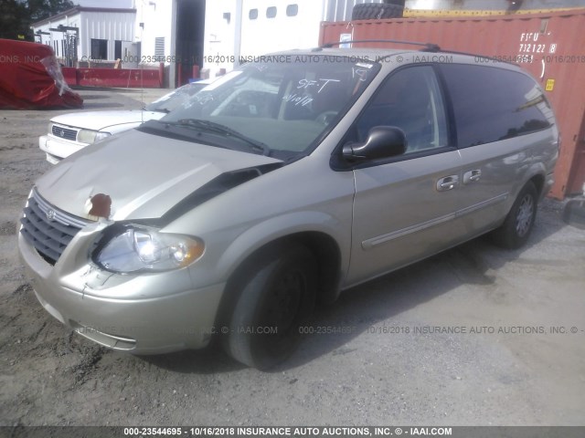 2A4GP54LX6R716358 - 2006 CHRYSLER TOWN & COUNTRY TOURING GOLD photo 2