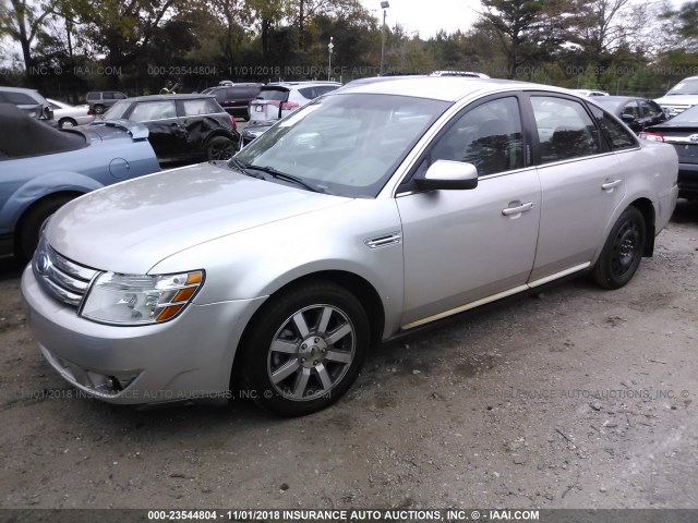 1FAHP24W98G110286 - 2008 FORD TAURUS SEL SILVER photo 2