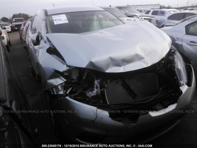 KNMAT2MT5FP511425 - 2015 NISSAN ROGUE S/SL/SV SILVER photo 1