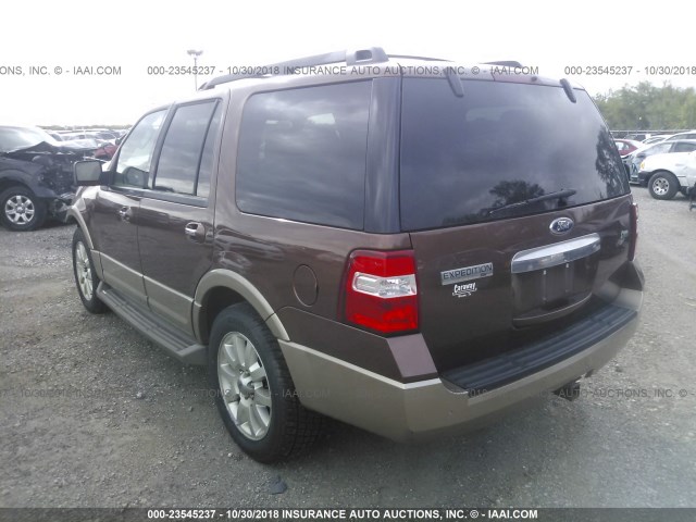 1FMJU1H53BEF20807 - 2011 FORD EXPEDITION XLT/KING RANCH BROWN photo 3