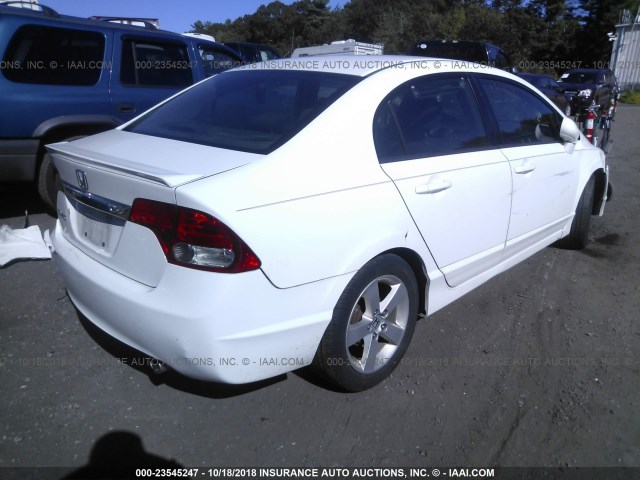 2HGFA1E65AH509008 - 2010 HONDA CIVIC WHITE photo 4