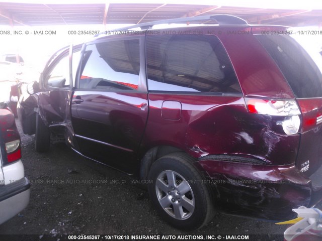 5TDZA23CX4S192925 - 2004 TOYOTA SIENNA CE/LE RED photo 6