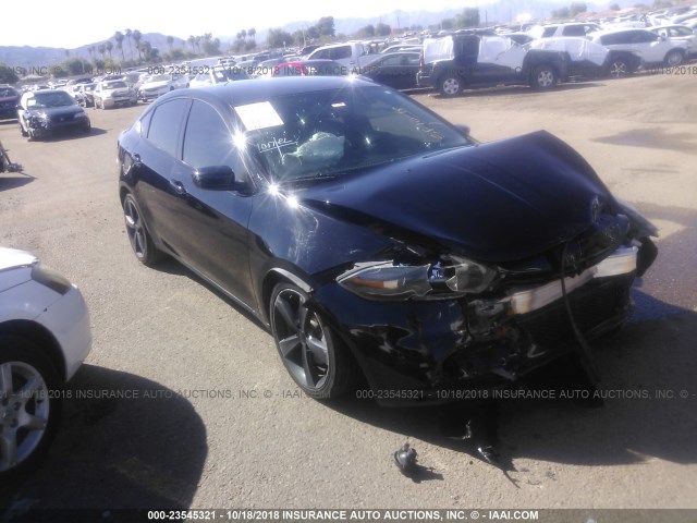 1C3CDFBB1GD635514 - 2016 DODGE DART SXT BLACK photo 1