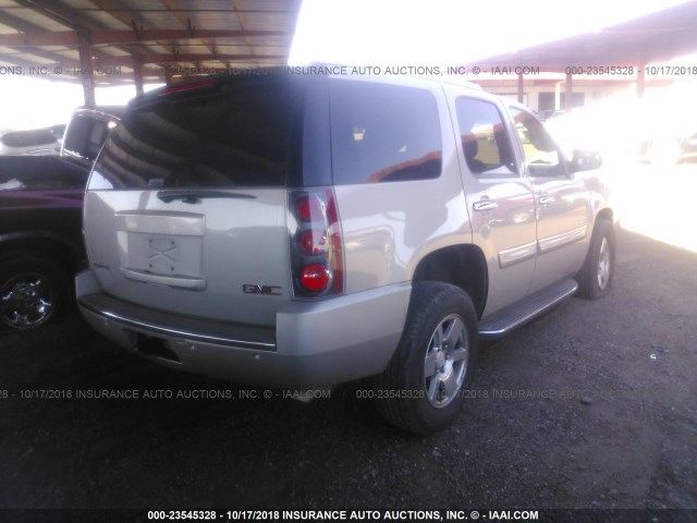 1GKFK638X7J335364 - 2007 GMC YUKON DENALI BEIGE photo 4