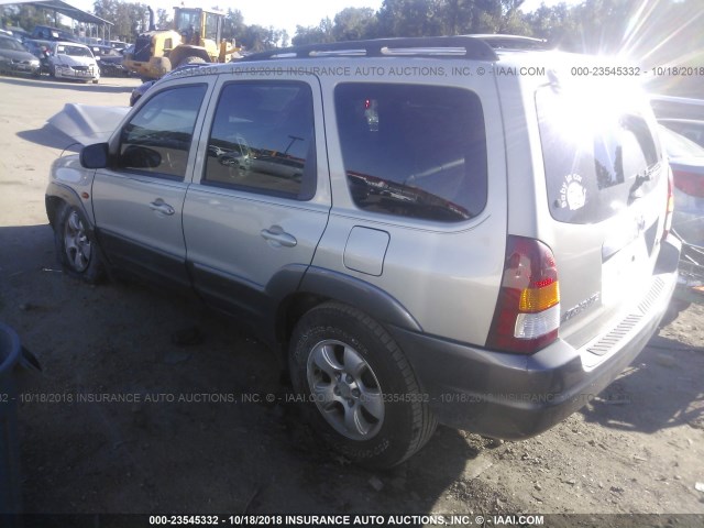 4F2CZ061X4KM16831 - 2004 MAZDA TRIBUTE ES GOLD photo 3