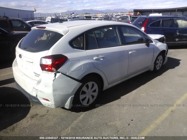 JF1GPAA67GH294386 - 2016 SUBARU IMPREZA WHITE photo 4