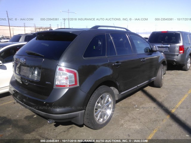 2FMDK39C77BA50487 - 2007 FORD EDGE SEL PLUS GRAY photo 4