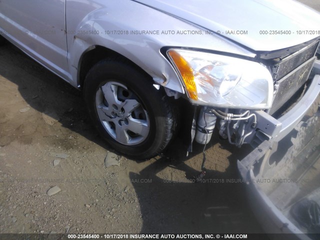 1B3HB28C17D331309 - 2007 DODGE CALIBER SILVER photo 6