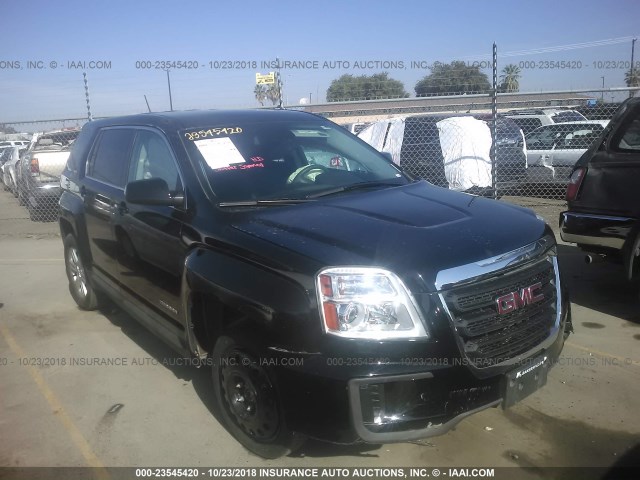 2GKALMEK6G6327103 - 2016 GMC TERRAIN SLE BLACK photo 1