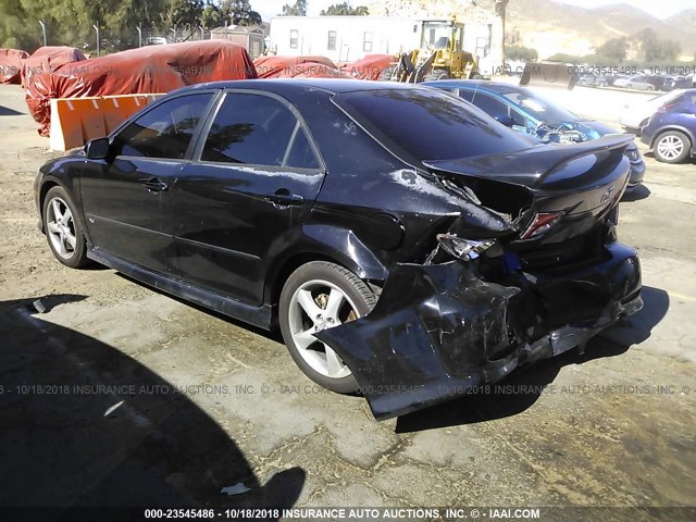 1YVHP80D735M17505 - 2003 MAZDA 6 S BLACK photo 3