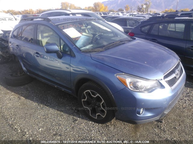 JF2GPACC8E8303057 - 2014 SUBARU XV CROSSTREK 2.0 PREMIUM BLUE photo 1