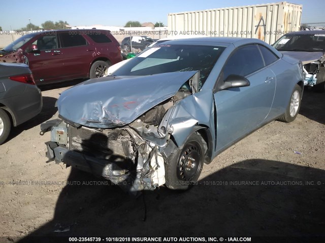 1G2ZH36N674127458 - 2007 PONTIAC G6 GT BLUE photo 2