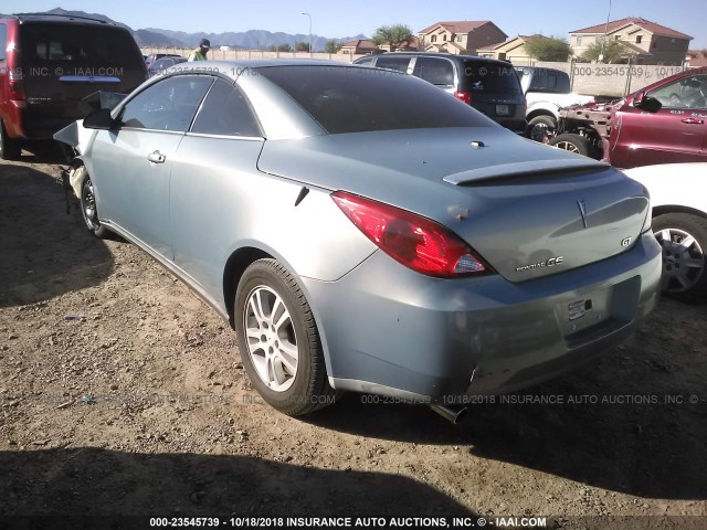 1G2ZH36N674127458 - 2007 PONTIAC G6 GT BLUE photo 3