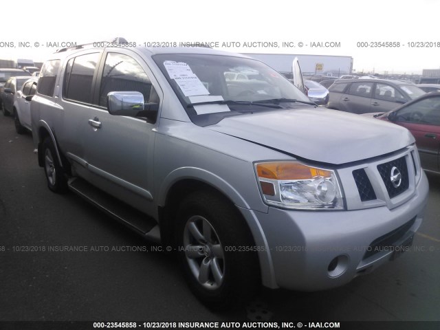 5N1BA0ND5CN601103 - 2012 NISSAN ARMADA SV/SL/PLATINUM SILVER photo 1