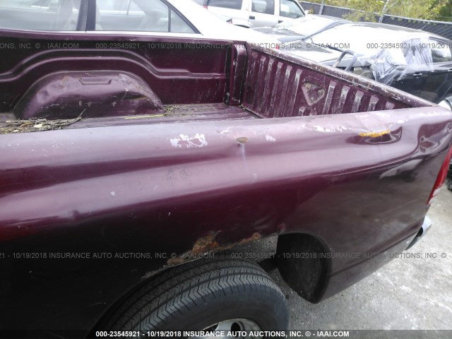 1B7FL26P11S103581 - 2001 DODGE DAKOTA PURPLE photo 6