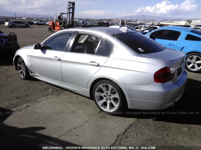 WBAVB73558VH24331 - 2008 BMW 335 SILVER photo 3