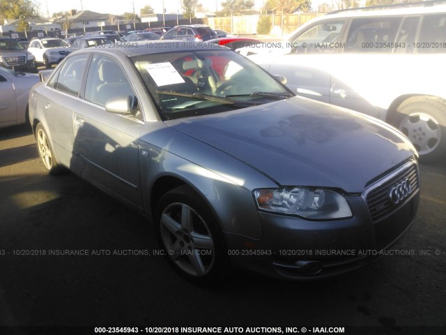 WAUDG68E95A446162 - 2005 AUDI A4 3.2 QUATTRO SILVER photo 1