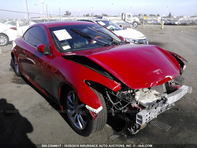 JNKCV66E39M722863 - 2009 INFINITI G37 SPORT RED photo 1