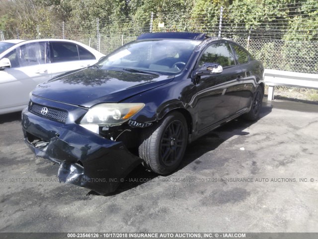 JTKDE167980231593 - 2008 TOYOTA SCION TC შავი ფოტო 2