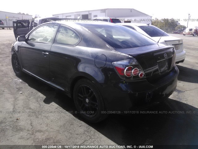 JTKDE167980231593 - 2008 TOYOTA SCION TC შავი ფოტო 3