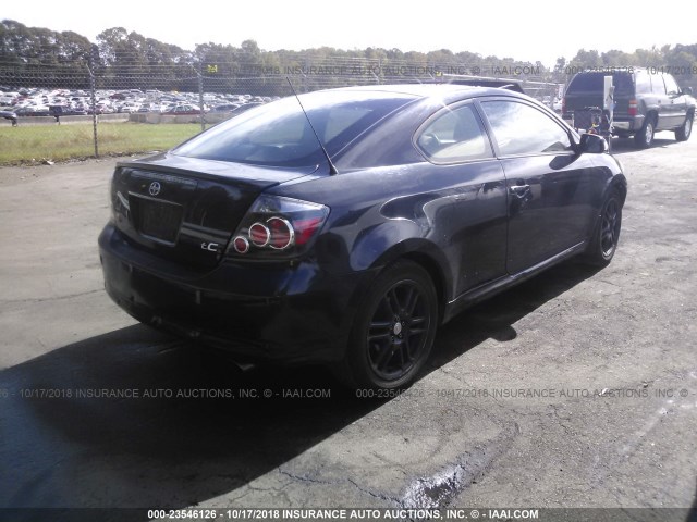 JTKDE167980231593 - 2008 TOYOTA SCION TC შავი ფოტო 4
