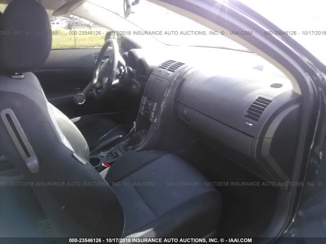 JTKDE167980231593 - 2008 TOYOTA SCION TC შავი ფოტო 5
