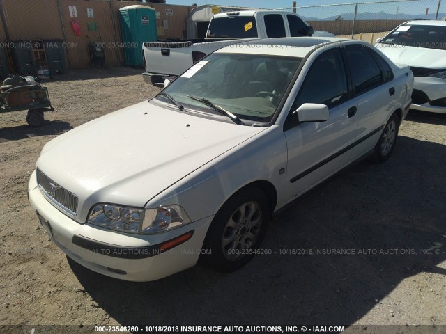 YV1VS29562F873238 - 2002 VOLVO S40 1.9T WHITE photo 2