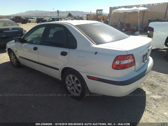 YV1VS29562F873238 - 2002 VOLVO S40 1.9T WHITE photo 3