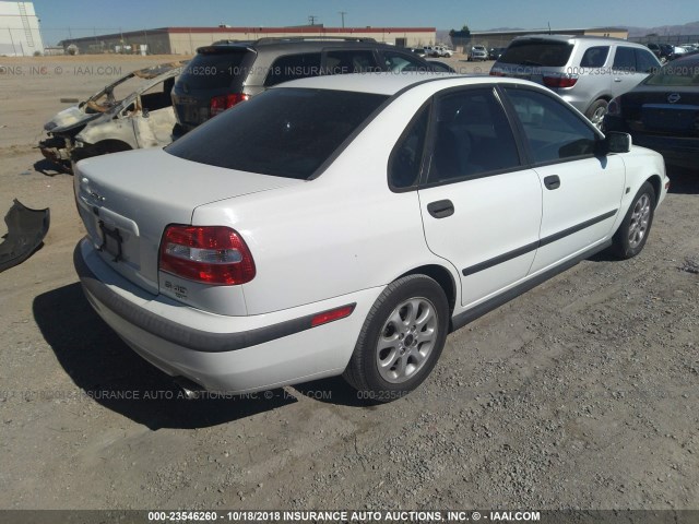 YV1VS29562F873238 - 2002 VOLVO S40 1.9T WHITE photo 4