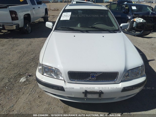 YV1VS29562F873238 - 2002 VOLVO S40 1.9T WHITE photo 6