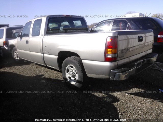 2GCEC19W421410284 - 2002 CHEVROLET SILVERADO C1500 SILVER photo 3