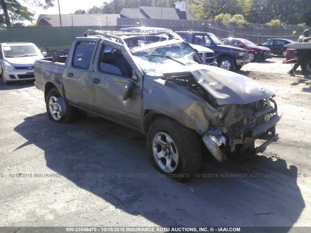 1N6MD27T11C396650 - 2001 NISSAN FRONTIER CREW CAB SC TAN photo 1