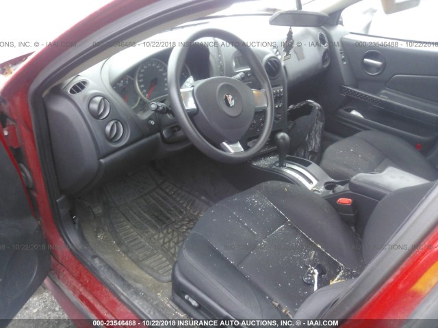 2G2WP552871184037 - 2007 PONTIAC GRAND PRIX RED photo 5