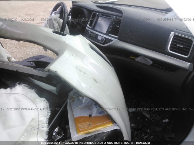 5TDJKRFH4FS118784 - 2015 TOYOTA HIGHLANDER XLE WHITE photo 5