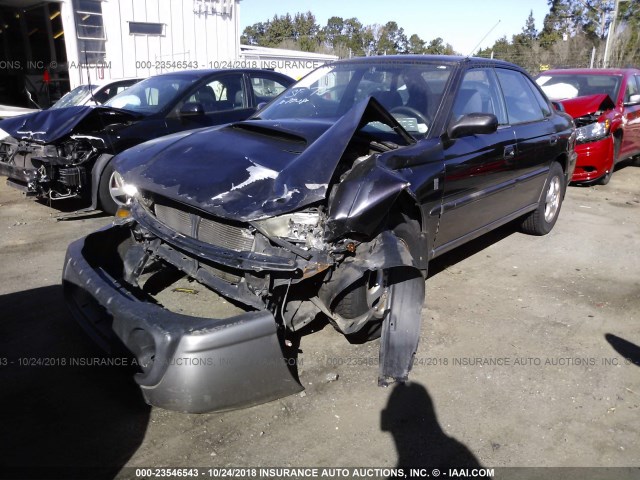 4S3BD6856X7242812 - 1999 SUBARU LEGACY 30TH ANN SUS/LTD/OUTBACK BLACK photo 2