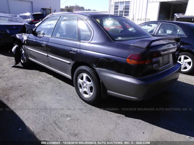 4S3BD6856X7242812 - 1999 SUBARU LEGACY 30TH ANN SUS/LTD/OUTBACK BLACK photo 3